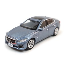 Paudi Escala 1:64 Infiniti Q50S Azul Diecast Modelo Coche Skyline Colección Regalo