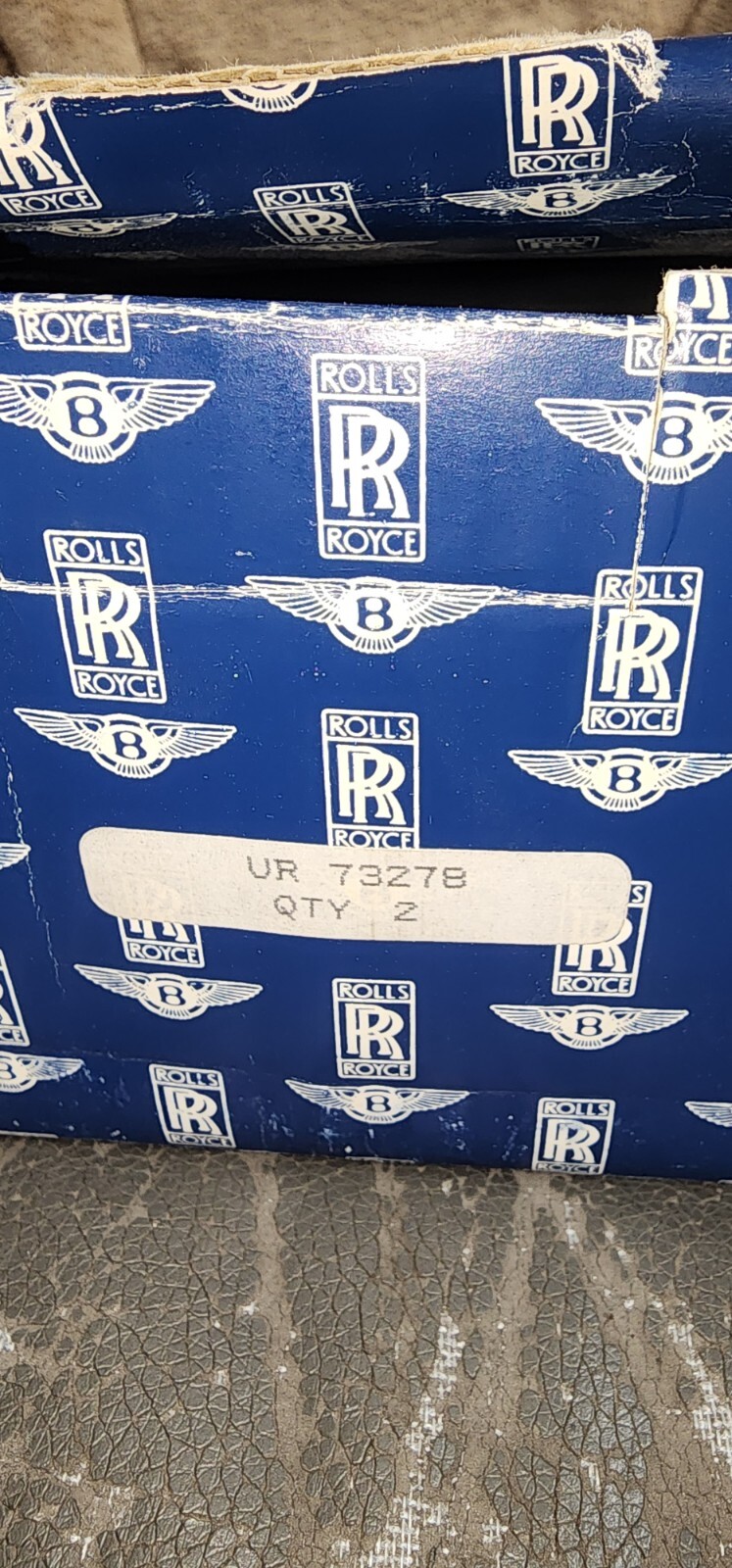 ECP Bentley Rolls Royce Brake Disc Rotors FRONT 69-95 NEW SET UR73278 280mm