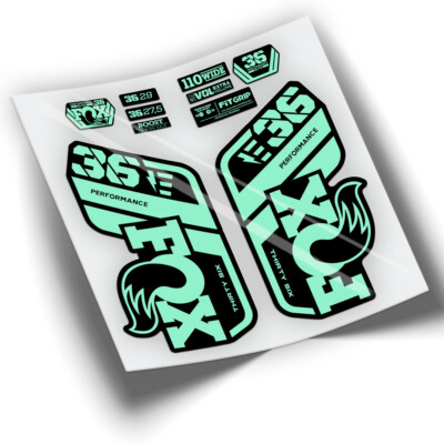 WP431 GABELAUFKLEBER FOX 36 PERFORMANCE EBIKE 2021 2014 SET DECALS
