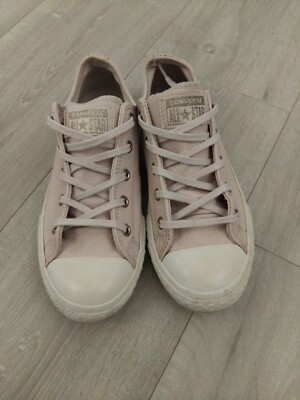 Pink Leather Converse All Star Size UK Ladies Junior Limited Edition  UK