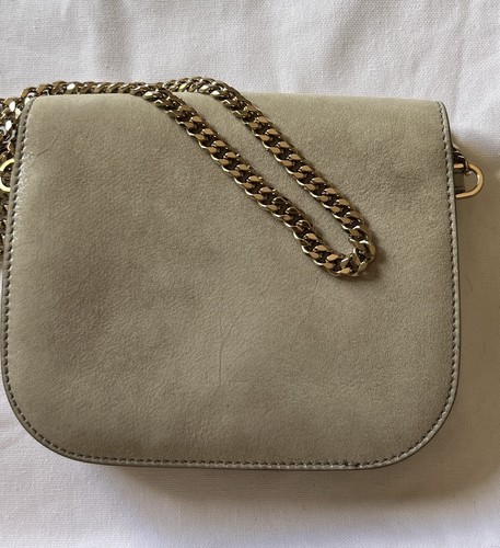 Jimmy Choo Glitter Shimmer Leather Shadow Small crossbody Bag Silver Grey - Picture 9 of 16