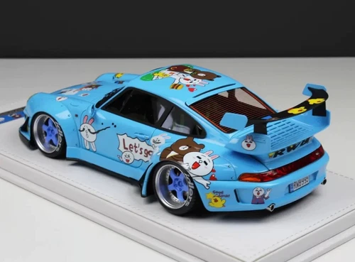 1/18 VIP Model RWB Porsche 911 (993) Line Friends Limited 299 pieces - Picture 6 of 7