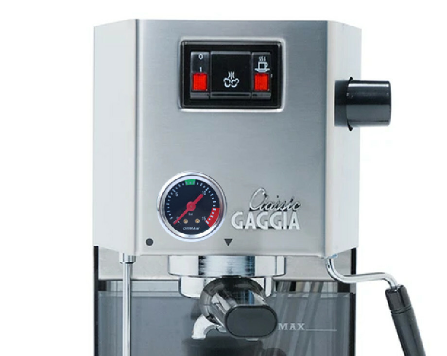 Orman Panel Mount Pressure Gauge Kit for Gaggia Classic Black Face