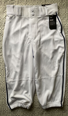 Champro Men's Baseball Knickers Pants Size S Triple Crown Classic White W/Navy