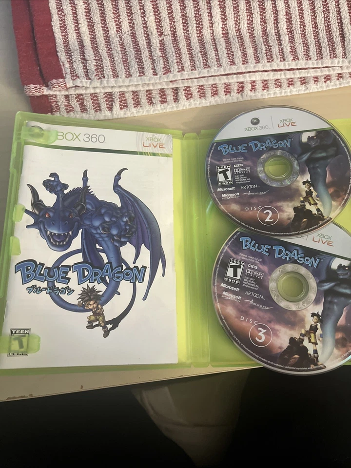 Blue Dragon (Microsoft Xbox 360, 2007) Disco 2 y 3 solo sin probar Foto 2 de 3