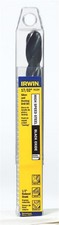 Irwin 91134 High Speed Steel Black Oxide Straight Shank Drill Bit 17/32x6 L in.
