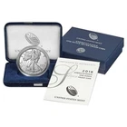 2018-S $1 1-oz Proof American Silver Eagle Box, OGP &COA