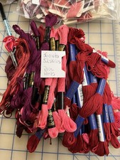 Vintage Reds Red Embroidery Thread/118 Skein/ Cards DMC Star Craftways