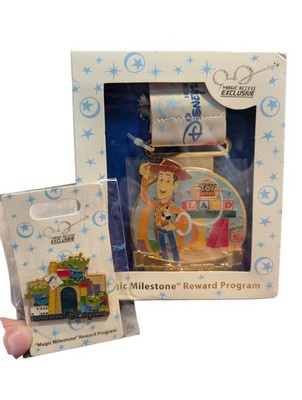 Toy Story Medaille und Pin Set Magic Access Exclusive Hong Kong Toy Story Land