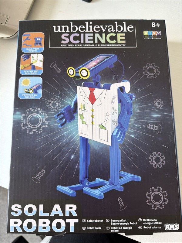 Solar Robot Creation Kit STEM Science Education - Brand New