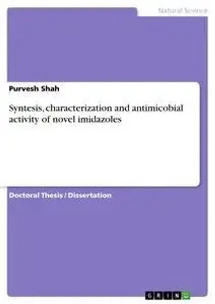 Syntesis, Characterization And Antimicobial Activity Of Novel Imidazoles Shah-image