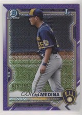 2021 Bowman Chrome Prospects Mega Box Purple Mojo Refractor /250 Luis Medina ut4