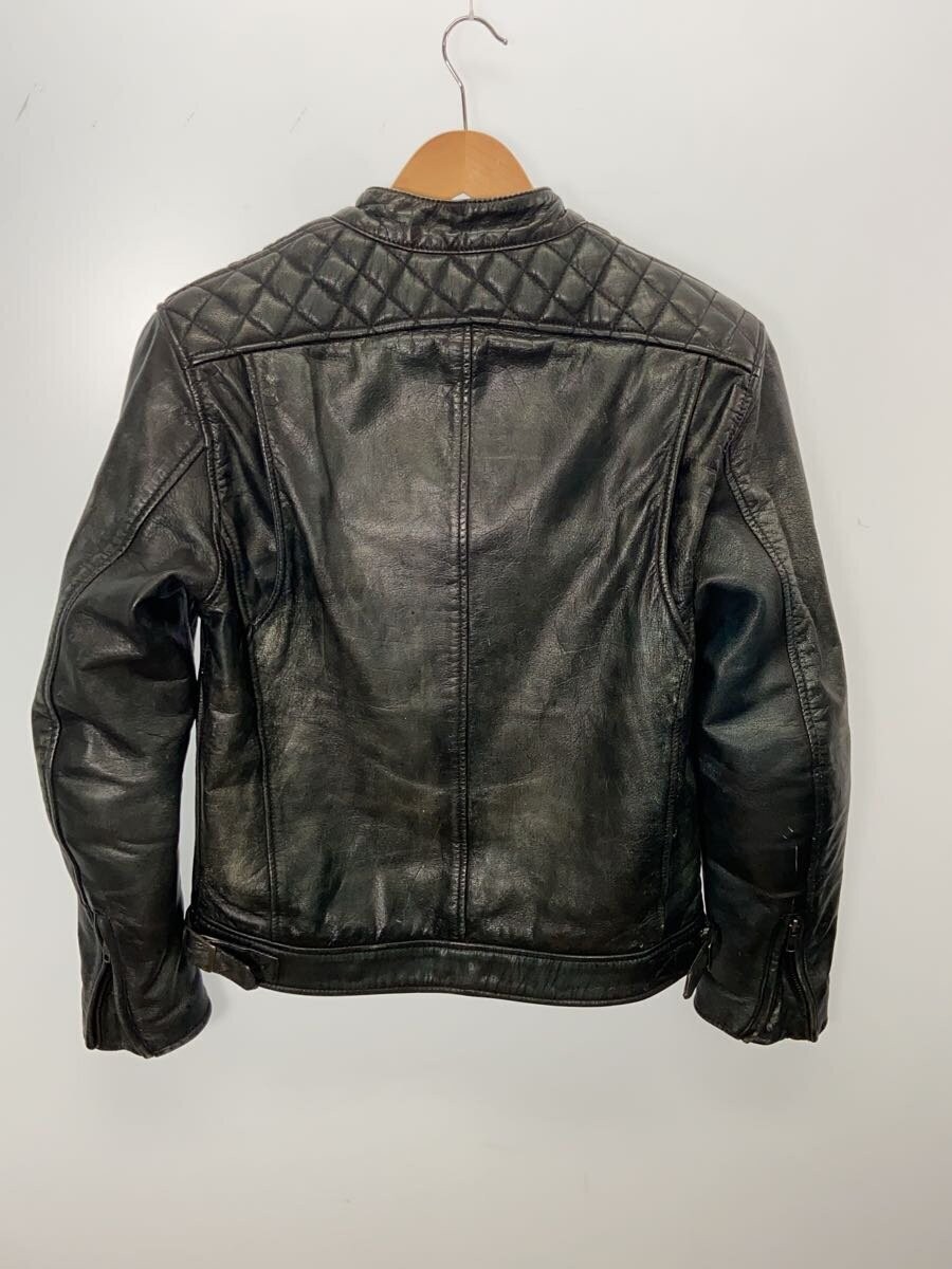 Single Rider Jacket/-/Leather/Blk/Plain/Degner Classic Brand