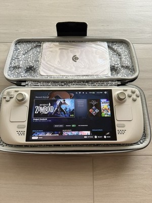 Steam Deck OLED 1TB Limited White Edition , extra 1TB microsd Read Disc.