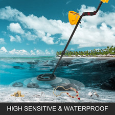 Metal Detector Waterproof Disc Metal detectors Underwater Underground high Accu