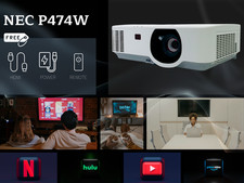 Eco-Friendly 3LCD Projector for Sports Viewing and Media Rooms 4700 Lumens 2160p