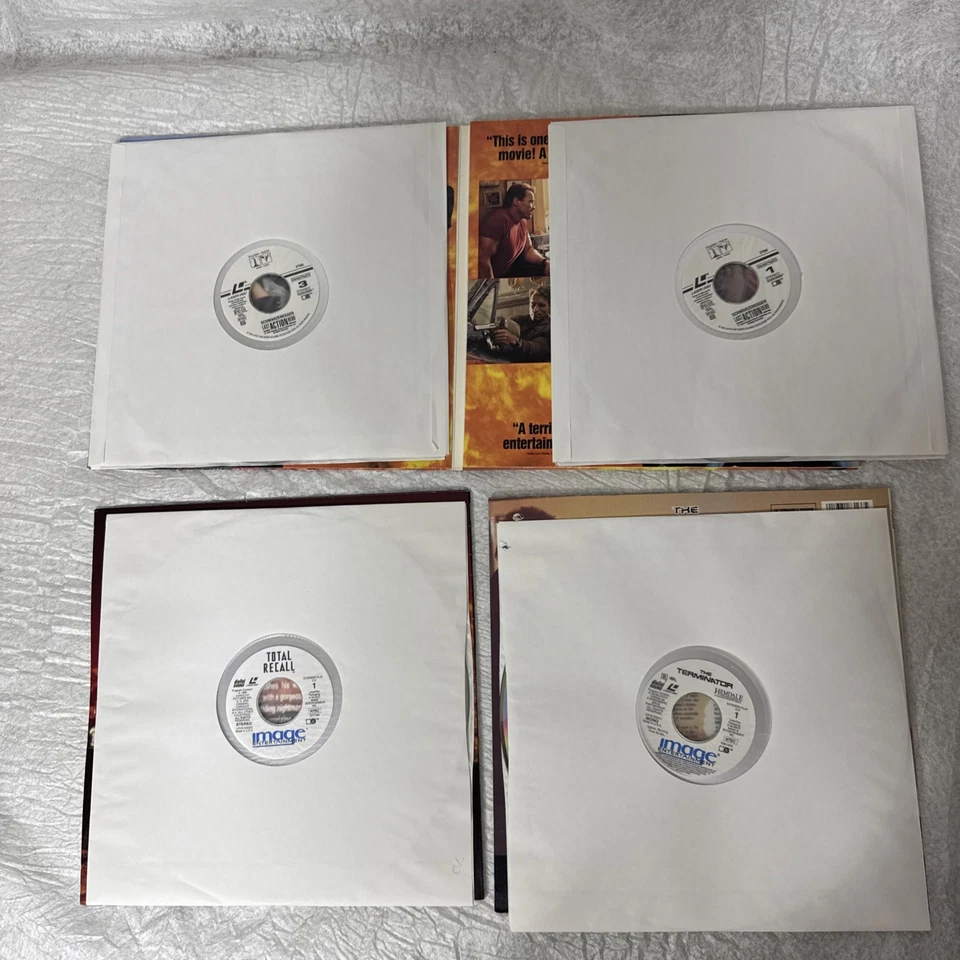 Terminator True Lies Total Recall Last Action Hero Schwarzenegger 4 Movie Lot - Image 3 of 4