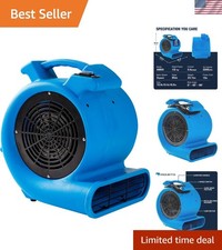 1/2hp Air Mover Floor Drying Blower Fan - Powerful 1/2HP Motor Carpet Dryer, ...