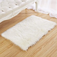 Faux Sheepskin Sheepskin Rug 80 x 180cm Living Room Bedroom Nursery...