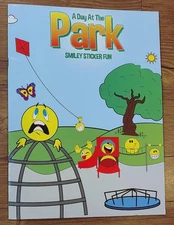 Bazic Smiley Fun Sticker Books A Day At The Park  Activity Book Vision ST