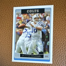 Topps 2006 Peyton Manning #51 Indianapolis Colts NFL Football Card