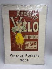 Cavallini & Co  Vintage Poster  2004 Wall Calendar Framable Italy Art Italian Ad