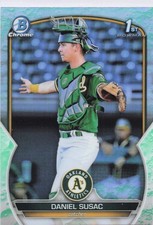 Daniel Susac 2023 Bowman #BCP-5 Chrome Prospects Lunar Glow Refractors