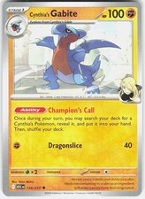 Cynthia's Gabite 110/217 Uncommon Ascended Heroes Pokemon Lightly Played