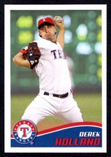 2013 Topps Stickers Mini Derek Holland Texas Rangers #134