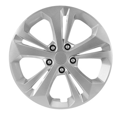 17'' HubCaps For 2024-2026 Chevy Trax; Wheel Cover Skins Silver Set Of 4