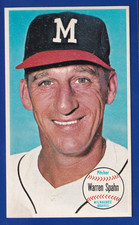 WARREN SPAHN 1964 Topps Giants #31 EXMT-NM