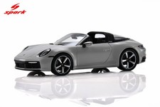 1:43 SPARK Porsche 911 992 Targa 4S 2021 Chalk Grey S6127 MMC