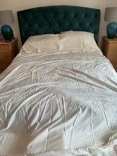 Lenzuolo matrimoniale e 2 federe vintage Dorma panna