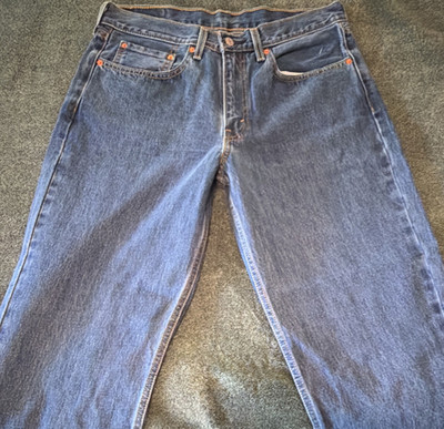 Levi's Men's Blue Denim Jeans Tapered 5-Pocket Logo New Without Tags
