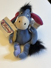 Vtg Disney Store Valentine  s Day Cupid Cute Eeyore 9  Mini Bean Bag Plush, NWT