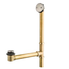 Artiwell 1.5 Brass Tubular Bath Drain Kit - Touch-Toe Bathtub Drain Stopper, ...