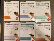 Singapore Math workbook Problem Solving Classroom Grade 1-6, Like new rare