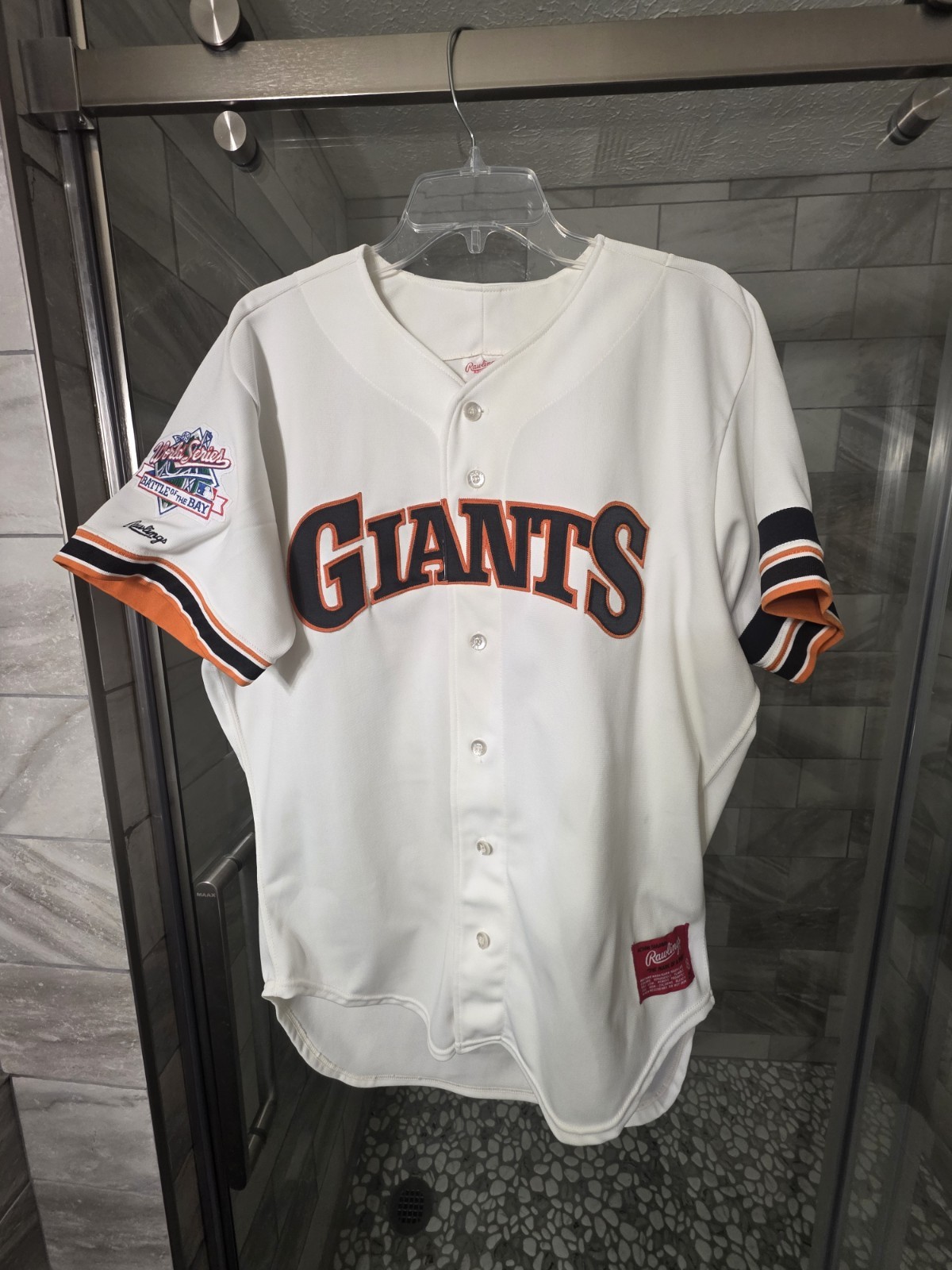 Will Clark 1989 World Series San Francisco Giants Rawlings Authentic Jersey Sz48