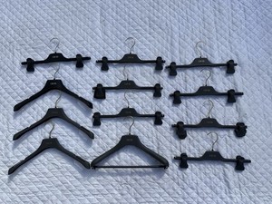 Lot Set Of 15x Dior Gray Hangers Langaplast Made In Italy 3 Different Styles