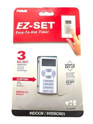 Prime Digital In Wall Timer EZ-SET Indoor WMTNIWP 125 V White Easy To Use NIB