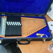 Vintage Oscar Schmidt Autoharp 36-String w/ Tuning Wrench And Hard Case
