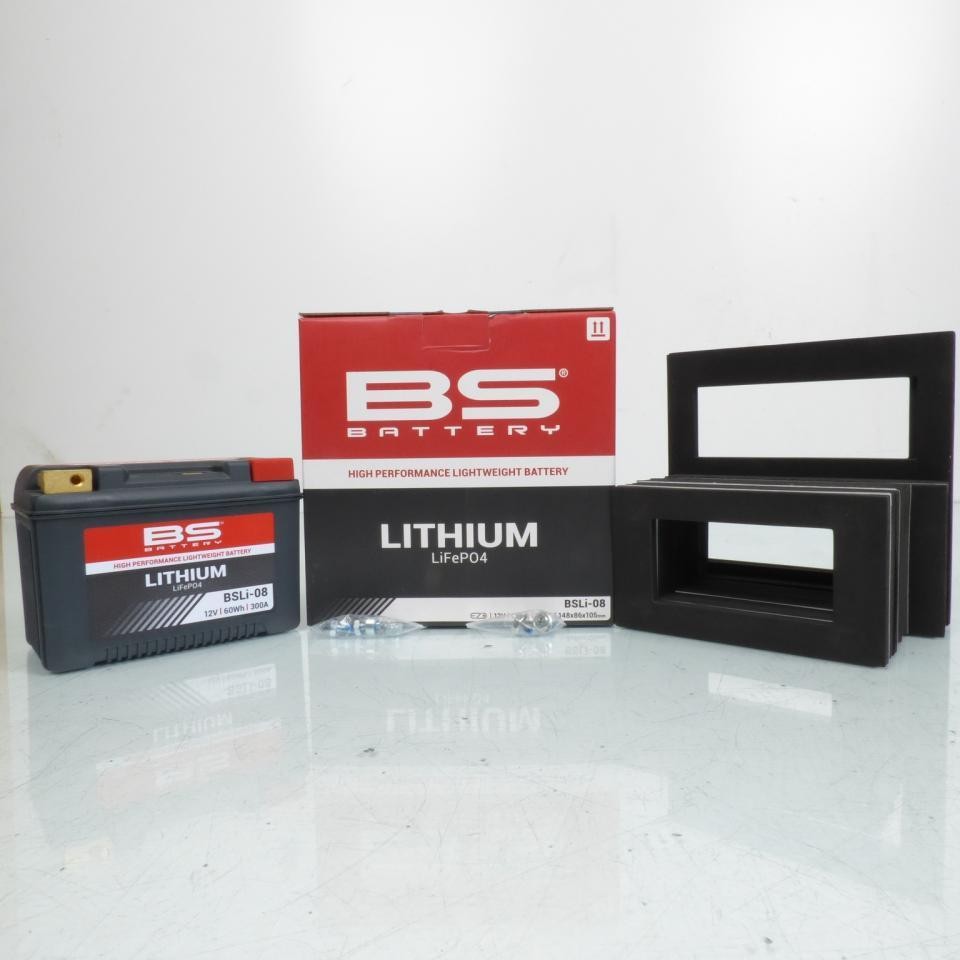 Batterie Lithium BS Battery démarrage puissant pour Harley 883 Iron