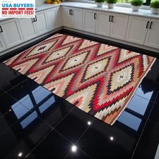 Vintage 5x8 ft Turkish Rug Kilim – Tribal Living Room Decor Bohemian style Rug