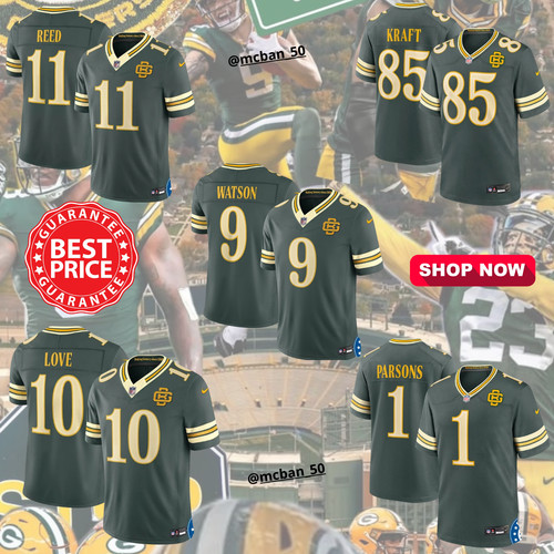Packers Green 2026 “Rivalries” Vapor Limited Stitched Jersey (Check Deli Time)