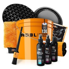 ADBL Wascheimerset Exterior Experience Autowasch Set 10-teilig + 13L Wascheimer