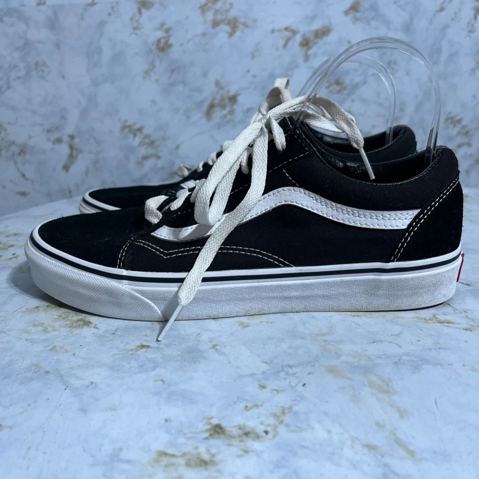 Vans Old Skool OTW Women's Size 9.5 Shoes Black White Casual Low Top Sneakers - Image 4 of 4