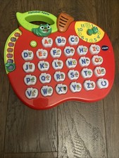 VTech Alphabet Apple Interactive Educational Learning Toy Works