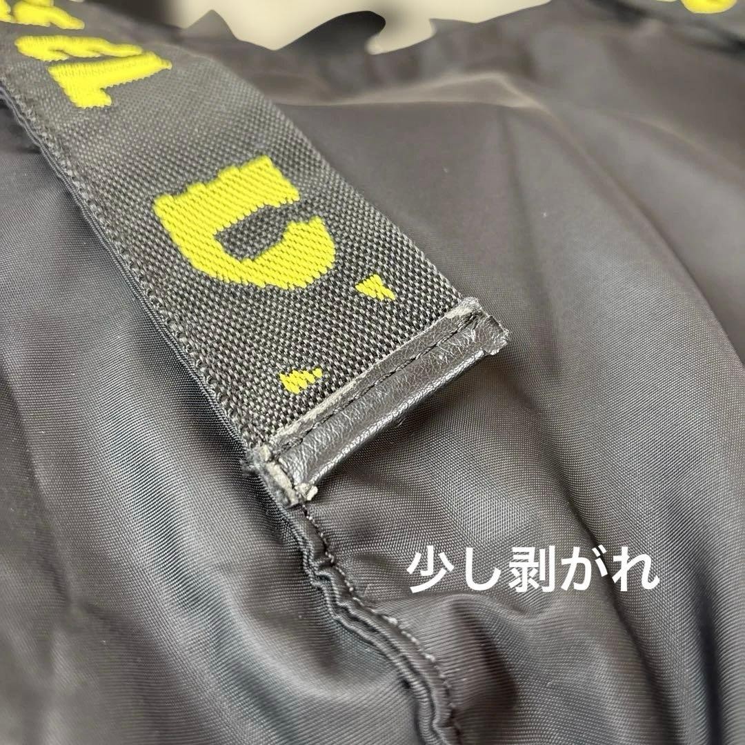 Diesel Big Tote Bag Logo Line 2 Way Nylon Black Womens Auth From Japan RIN thumbnail 13