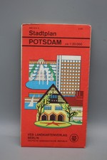 Alter Stadtplan Potsdam DDR VEB Landkartenverlag Berlin 1:20000 1973 L71