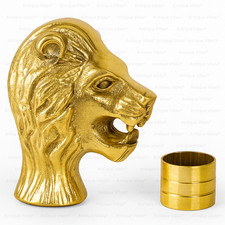 Lion Head Handle Topper for Walking Stick Cane Royal Look Vintage Gift Men Women